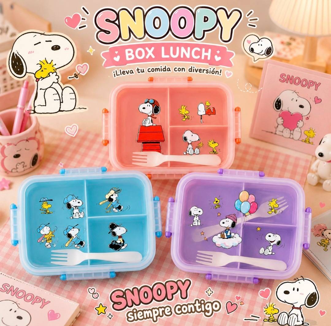 5458- BOX LUNCH x «SNOOPY». (1 PZA)
