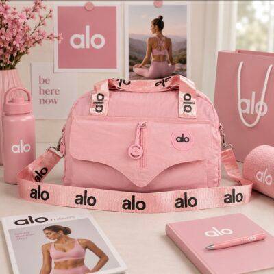 BK1-268- MINI TOTE BAG x "ALO". (1 PZA)