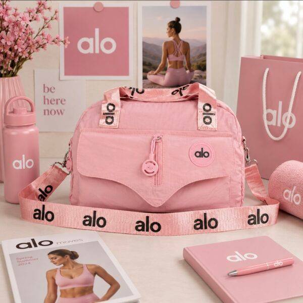 BK1-268- MINI TOTE BAG x "ALO". (1 PZA)