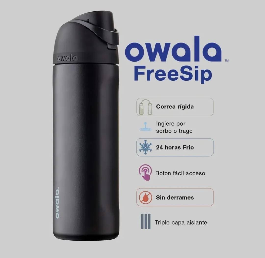 T-SGB30- TERMO x «OWALA» COLOR NEGRO 32 ONZ. (1 PZA)