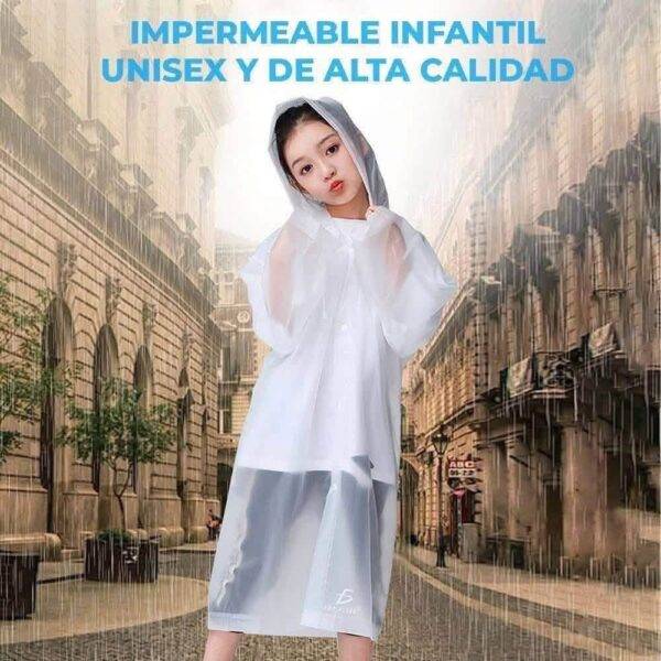 569001 - IMPERMEABLE "KIDS" "EVA RAINCOAT" POR TERCIA (3 PIEZAS)