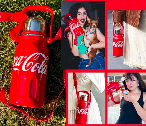 VA3042 - TERMO CON AGARRADERA x "COCA-COLA" (1 PZA)