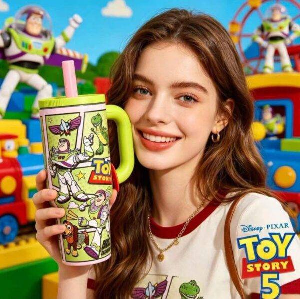 LU99399 - TERMO CON AGARRADERA x "TOY STORY y SPIDER-MAN" (1 PZA)