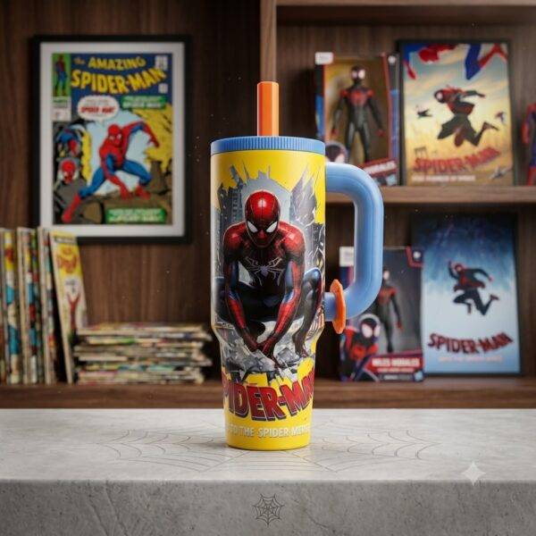 LU99399 - TERMO CON AGARRADERA x "TOY STORY y SPIDER-MAN" (1 PZA)