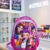 305-18 - MOCHILA PARA KINDER CON LUZ LED x "PERSONAJES" (1 PZA)