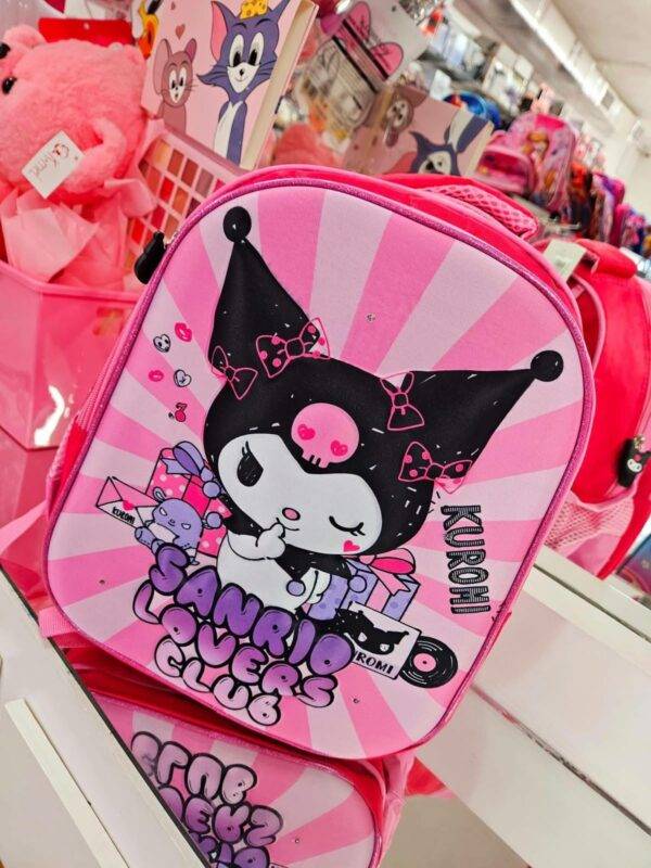 305-18 - MOCHILA PARA KINDER CON LUZ LED x "PERSONAJES" (1 PZA)