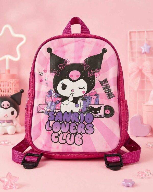 305-18 - MOCHILA PARA KINDER CON LUZ LED x "PERSONAJES" (1 PZA)