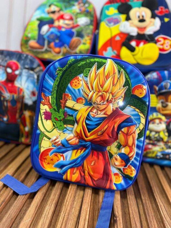 305-18 - MOCHILA PARA KINDER CON LUZ LED x "PERSONAJES" (1 PZA)