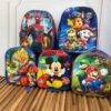 305-18 - MOCHILA PARA KINDER CON LUZ LED x "PERSONAJES" (1 PZA)