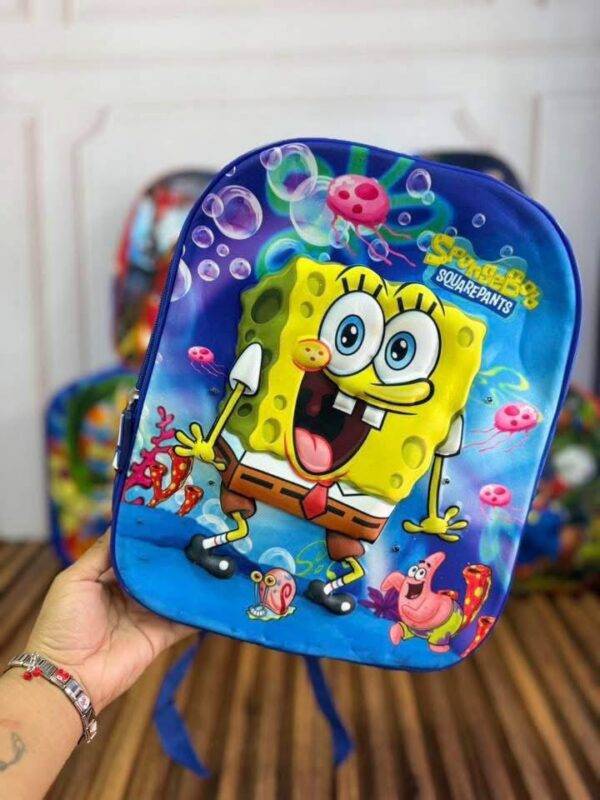 305-18 - MOCHILA PARA KINDER CON LUZ LED x "PERSONAJES" (1 PZA)