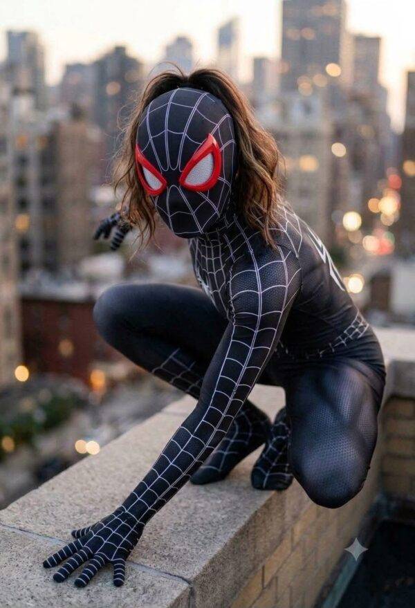 LU99348 - MASCARA NEGRA CON MOVIMIENTO x "SPIDER-MAN" CON CAJA (1 PZA)