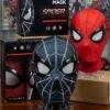 LU99348 - MASCARA NEGRA CON MOVIMIENTO x "SPIDER-MAN" CON CAJA (1 PZA)