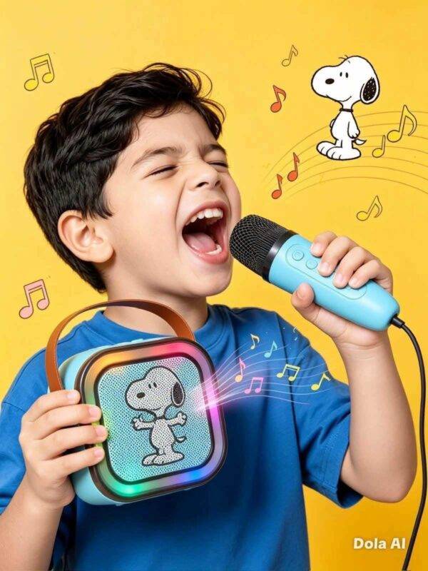 LU99311 - JUEGO DE KARAOKE CON BOCINA y MICROFONO x "PERSONAJES" (1 JUEGO)