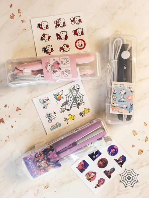 LU99344 - MINI PLANCHA PARA EL CABELLO x "PERSONAJES" (1 PZA)
