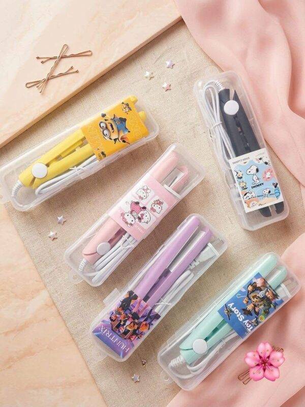 LU99344 - MINI PLANCHA PARA EL CABELLO x "PERSONAJES" (1 PZA)