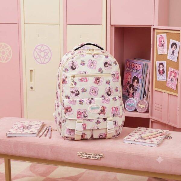 BB1503 - MOCHILA KAWAII x "DEMON HUNTERS" (1 PZA)