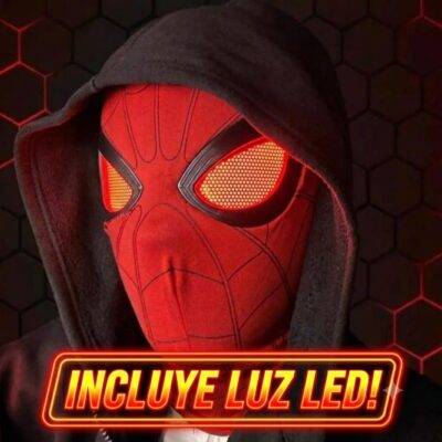 WhatsApp Image 2026-07-26 at 12.25.16 PM LU9937 - MASCARA COLOR ROJA CON MOVIMIENTO y LUEZ LED DE "SPIDER-MAN" CON CAJA. (1 PZA)