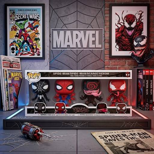 LU99411 - SET DE FUNKO POP x "SPIDER-MAN y MARVEL" (1 SET)