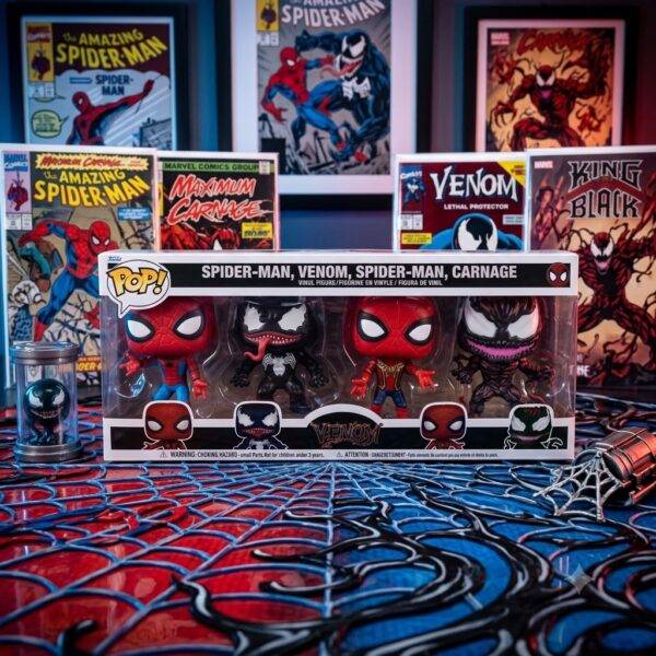 LU99411 - SET DE FUNKO POP x "SPIDER-MAN y MARVEL" (1 SET)