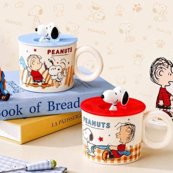 TCB188- TAZA DE CERÁMICA x "SNOPPY". (1 PZA)