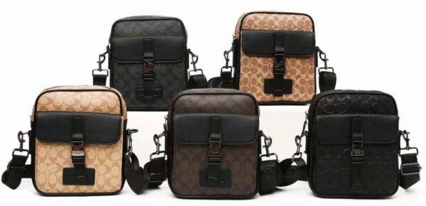 8799- CROSSBODY DE CABALLERO PREMIUM x "COACH". (1 PZA)