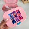 H951L-4- BOX LUNCH CON VASO Y TENEDOR x "PERSONAJES". (1 PZA)