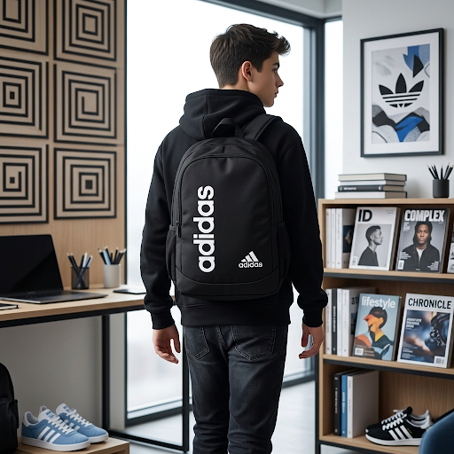 2511-2 - MOCHILA JUVENIL x "ADIDAS" (1 PZA)