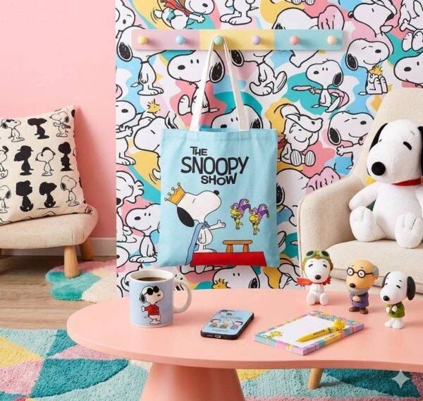 BB2337 - TOTE BAG x "SNOOPY" POR DECENA (10 PIEZAS)