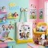 BB2337 - TOTE BAG x "SNOOPY" POR DECENA (10 PIEZAS)