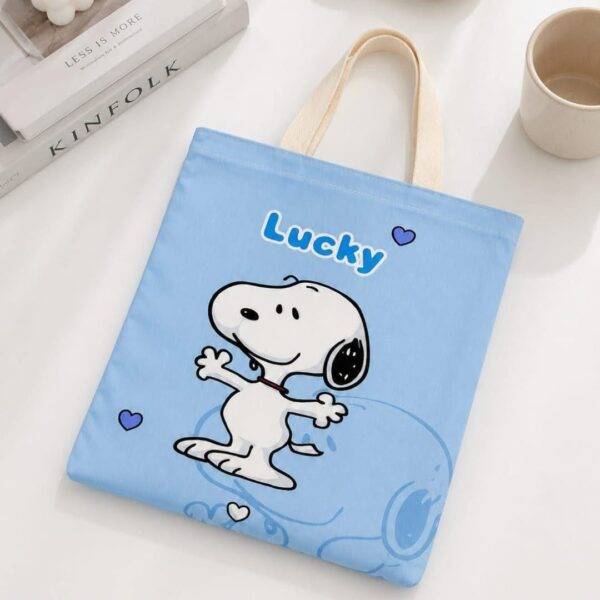 BB2337 - TOTE BAG x "SNOOPY" POR DECENA (10 PIEZAS)