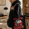 BB2337 - TOTE BAG x "SNOOPY" POR DECENA (10 PIEZAS)