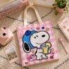 BB2337 - TOTE BAG x "SNOOPY" POR DECENA (10 PIEZAS)