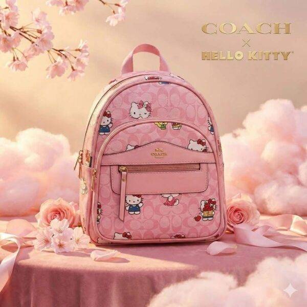 L-K279799 - MOCHILA DISEÑO PERSONAJES y CHERRY x "COACH" (1 PZA)