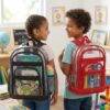 GB - MOCHILA TRANSPARENTE PARA PRIMARIA CON 3 COMPARTIMENTOS (1 PZA)