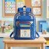 GB - MOCHILA TRANSPARENTE PARA PRIMARIA CON 3 COMPARTIMENTOS (1 PZA)