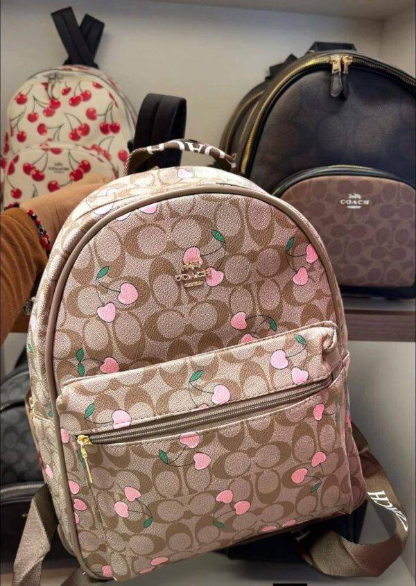 L-K279799 - MOCHILA DISEÑO PERSONAJES y CHERRY x "COACH" (1 PZA)
