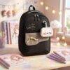 10906 - MOCHILA KAWAII x "HAPPY TIME" CON MONEDERO "GATITO" (1 PZA)