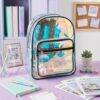 MTT3 - MOCHILA TRANSPARENTE EFECTO TORNASOL (1 PZA)
