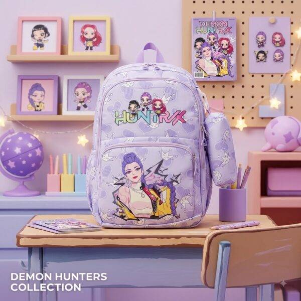 71121 - DUO DE MOCHILA CON LAPICERA x "DEMON HUNTERS" (1 DUO)