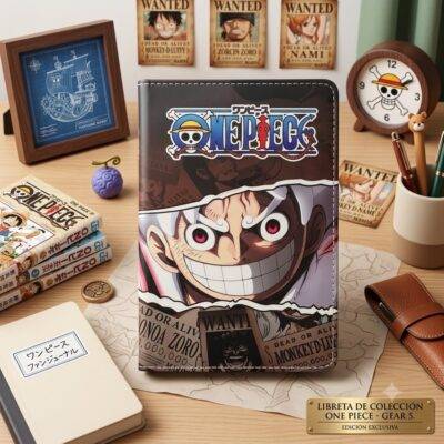 XX2206 - LIBRETA CON PASTA "ACOLCHADA" x "ONE PIECE" (1 PZA)
