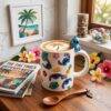TCB183 - TAZA CON FIGURITA x "STITCH" CON CAJA (1 PZA)