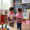 MT1K - MOCHILA TRANSPARENTE DE PERSONAJES PARA KINDER (1 PZA)