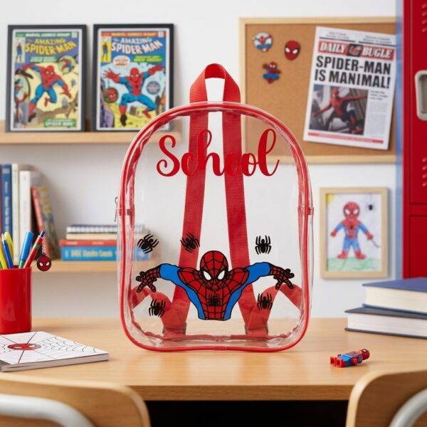 MT1K - MOCHILA TRANSPARENTE DE PERSONAJES PARA KINDER (1 PZA)