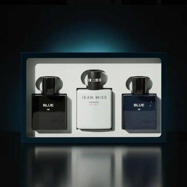MH26K-129 - SET DE 3 PERFUMES x "BLUE CHANEL" (1 SET)