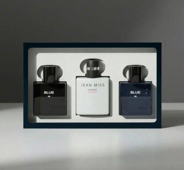MH26K-129 - SET DE 3 PERFUMES x "BLUE CHANEL" (1 SET)