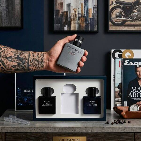 MH26K-129 - SET DE 3 PERFUMES x "BLUE CHANEL" (1 SET)