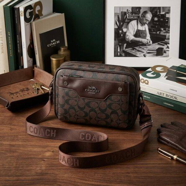 LL-9881 - BANDOLERA CON CIERRE FRONTAL x "COACH" PARA CABALLERO (1 PZA)