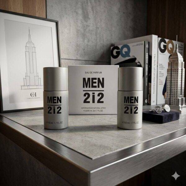 6557-2 - PERFUME "212 PURE MEN" x "CAROLINA HERRERA" (1 PZA)
