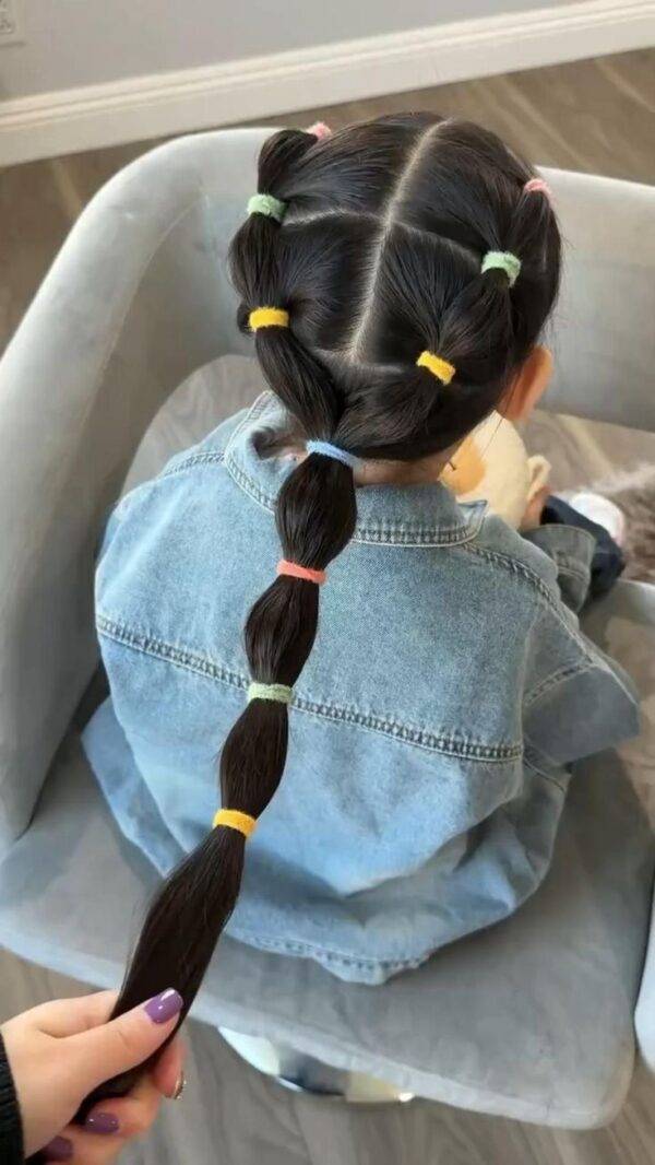 HU-L43 - DOCENA DE PAQUETES DE LIGAS ELASTICAS PARA EL CABELLO (1 DOCENA)