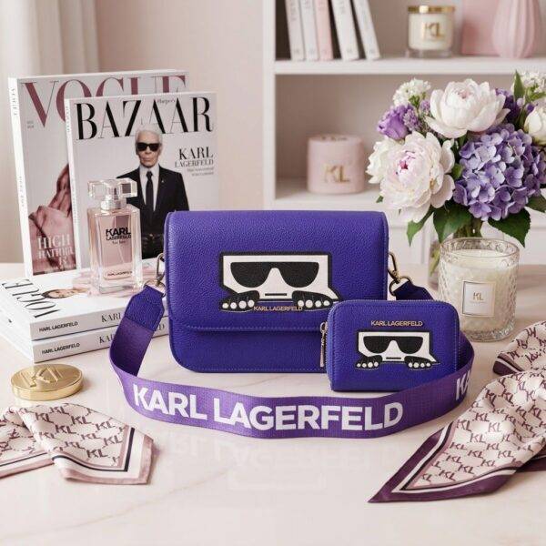 WXL-985 - CROSSBODY CON MONEDERO x "KARL LAGERFELD" (1 PZA)